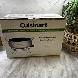Cuisinart Electric Fondue Set - Silver